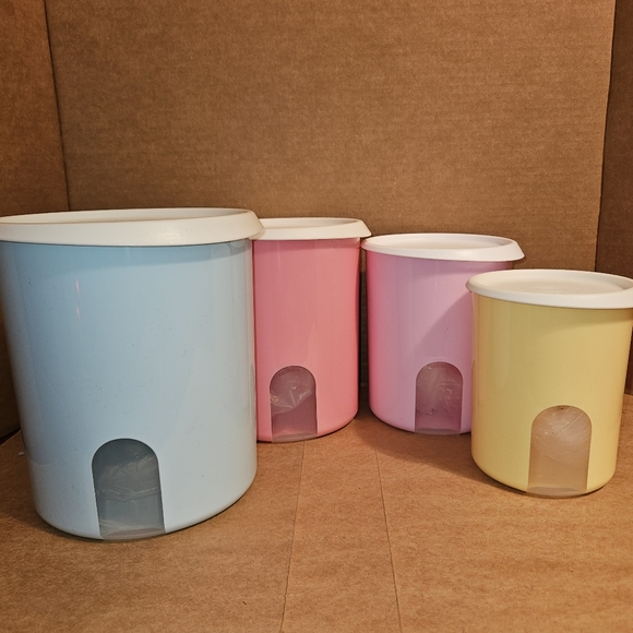 Tupperware Snack-Stor Canisters